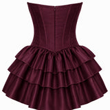 Khloe Burgundy Dress