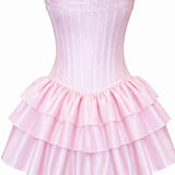 Khloe Ballerina Pink Elbise