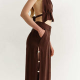 Lena Pant Brown