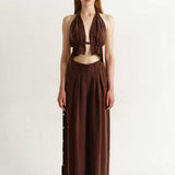 Lena Top Brown