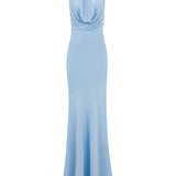 Livia Blue Long Elbise