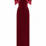 Lizzie Burgundy Dress