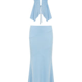 Marisa Blue Bluz Etek Takım
