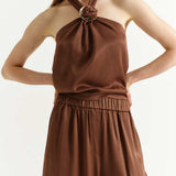 Noa Top Brown
