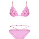 Sunset Bird Bikini Pembe
