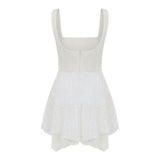 Vera White Sequin Dress - Beyaz - Görsel 2