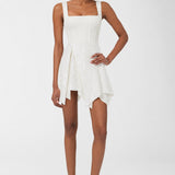 Vera White Sequin Dress - Beyaz - Görsel 3
