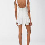 Vera White Sequin Dress - Beyaz - Görsel 4