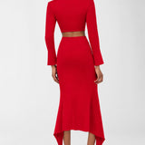 Viento Skirt Set - Kırmızı - Görsel 2
