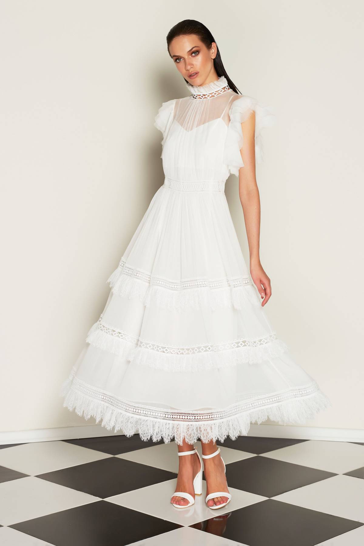 Stella Gown Midi Elbise