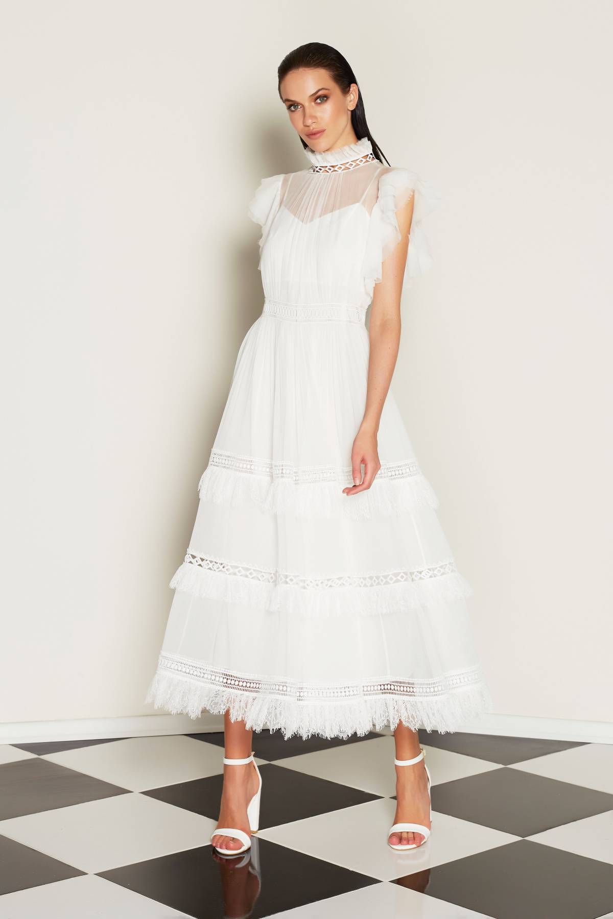 Stella Gown Midi Elbise