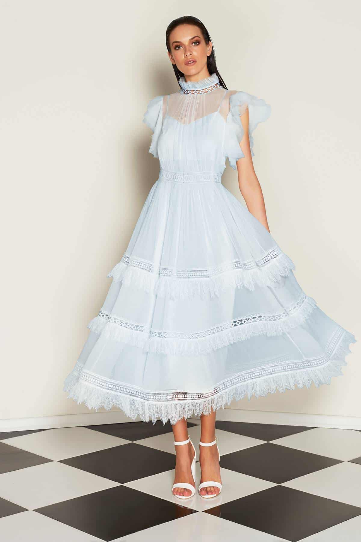 Stella Gown Midi Elbise
