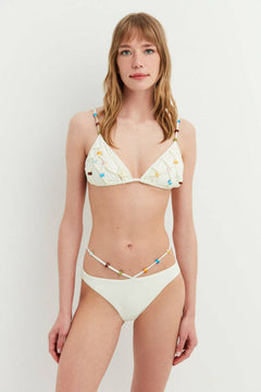 Sunset Bird Bikini Beyaz